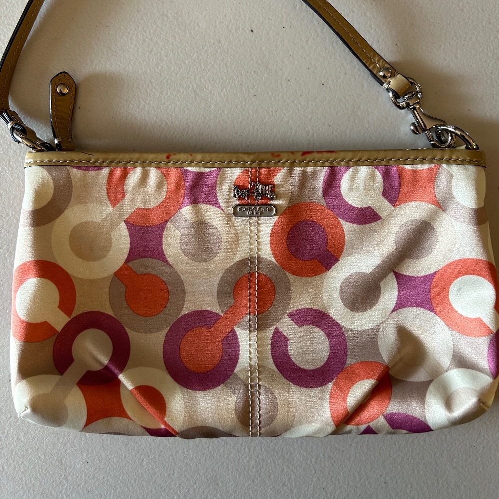 Coach Silk Multicolor Mini Handbag